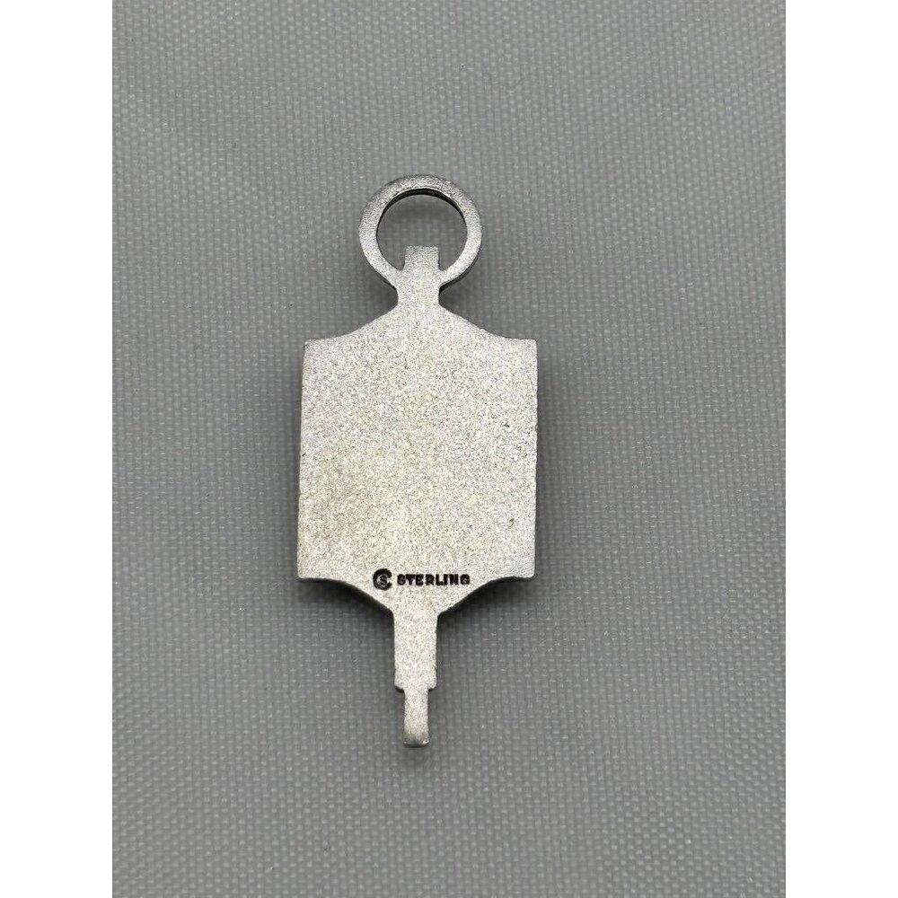 Lot of 3 Small Sterling Silver Charms Rocking Horse, College Charm, Nugget Charm - Picture 5 of 9